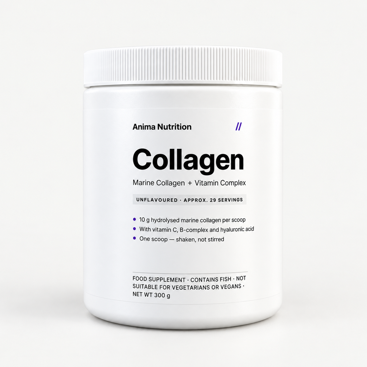 Anima marine collagen + vitamin C complex 300g
