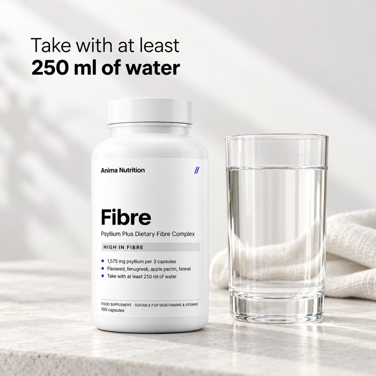 Anima Psyllium husk fibre complex, image 4