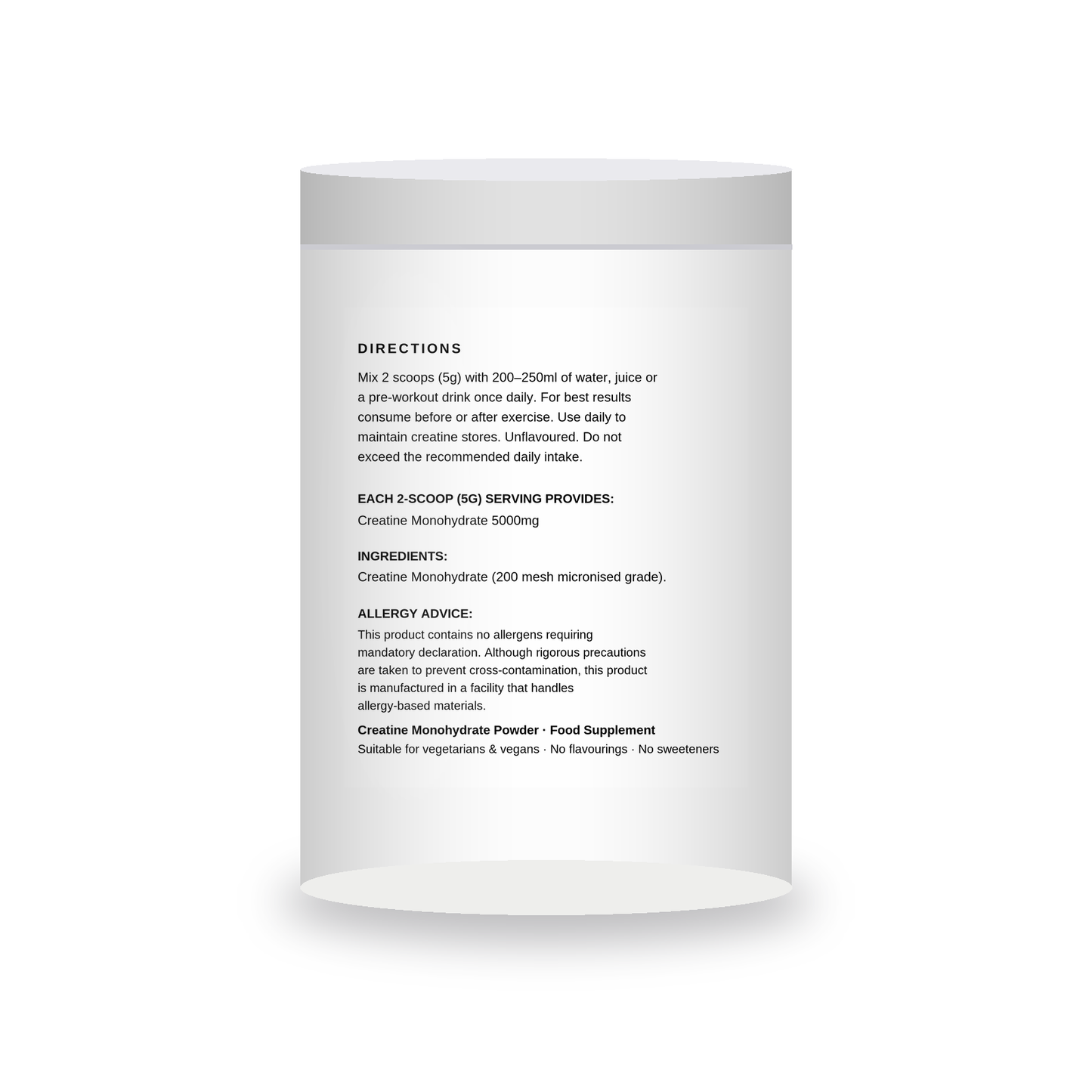 Creatine — Micronised Monohydrate | 500g