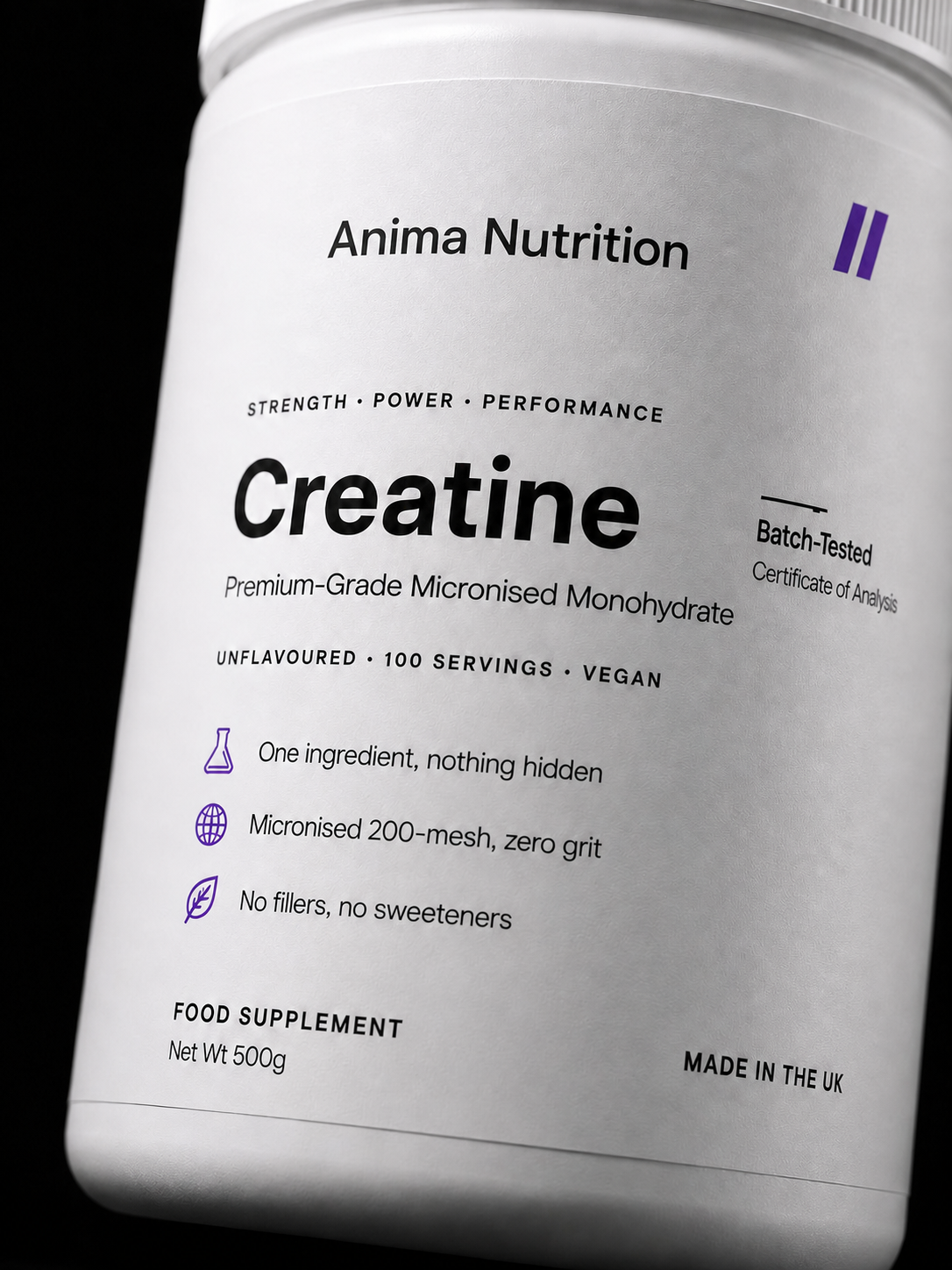 Anima creatine tub, detail