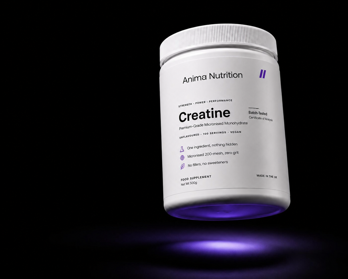 Creatine — Micronised Monohydrate | 500g