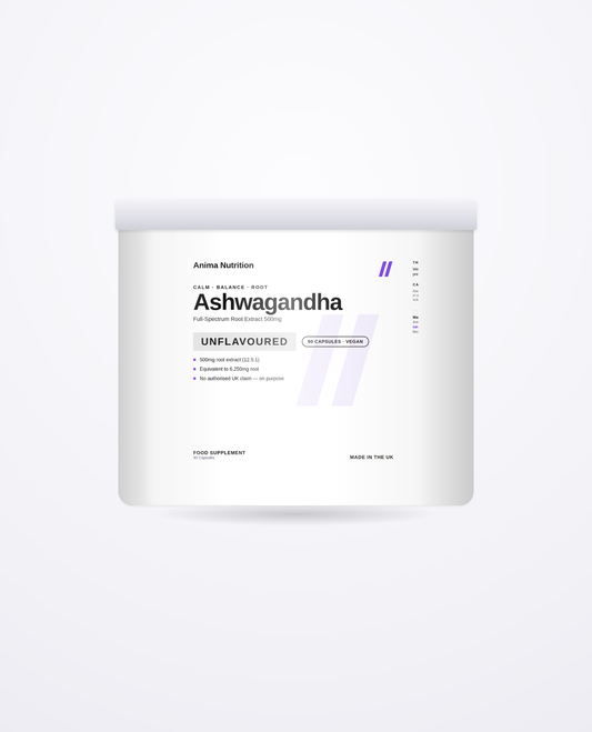 Ashwagandha KSM-66 — Anima Nutrition pack