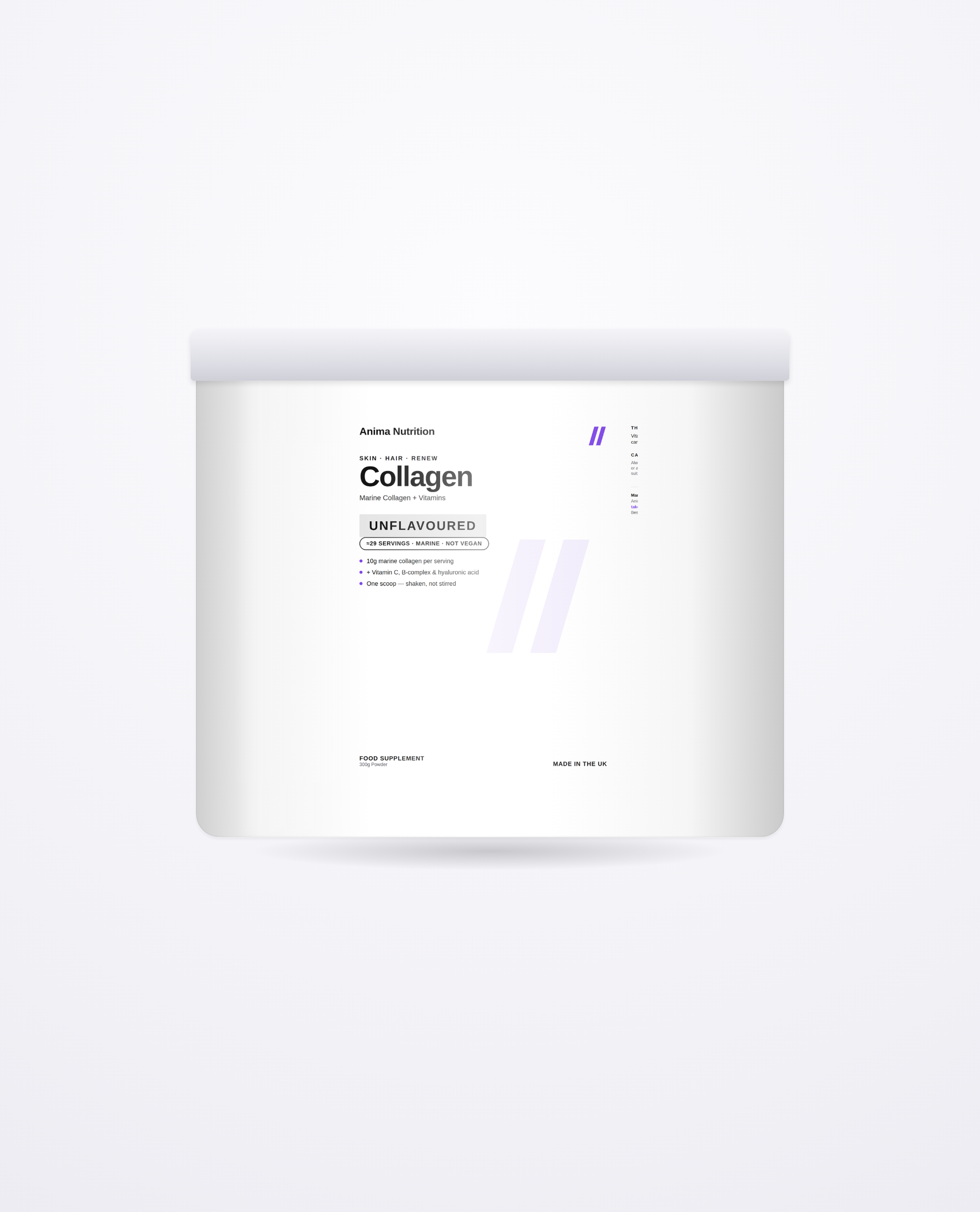 Collagen Marine + Vitamin C — Anima Nutrition pack