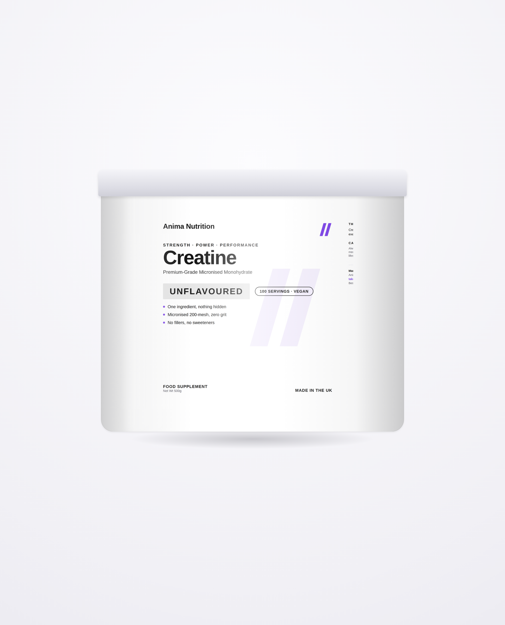 Creatine — Anima Nutrition pack