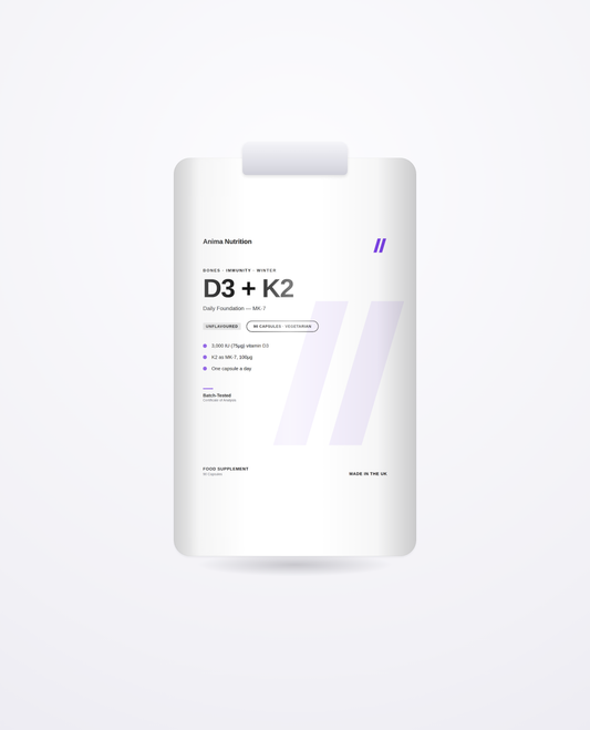 Vitamin D3 + K2 — Anima Nutrition pack