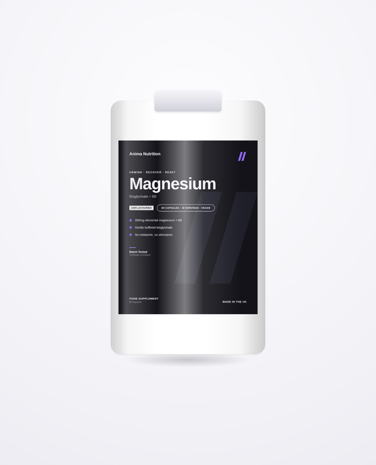 Magnesium Bisglycinate + B6 — Anima Nutrition pack