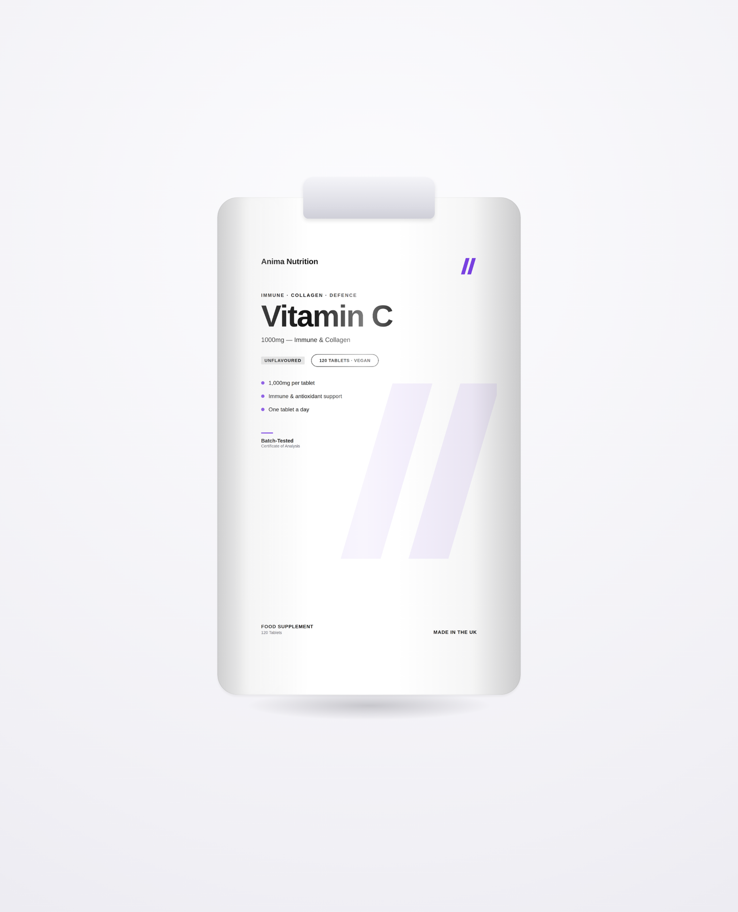 Vitamin C 1000mg — Anima Nutrition pack