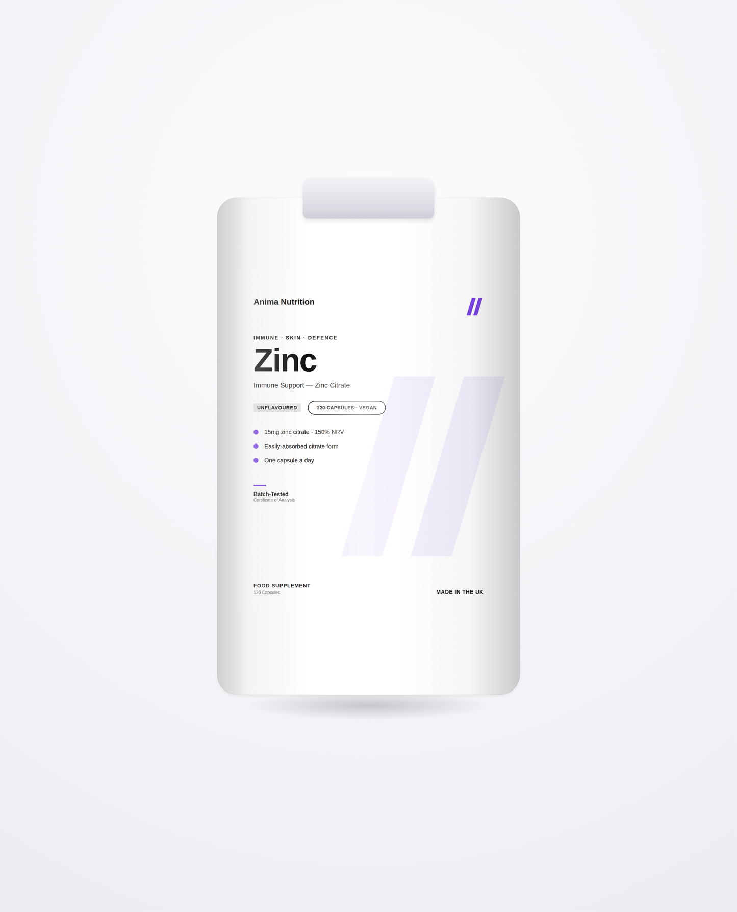 Zinc — Anima Nutrition pack