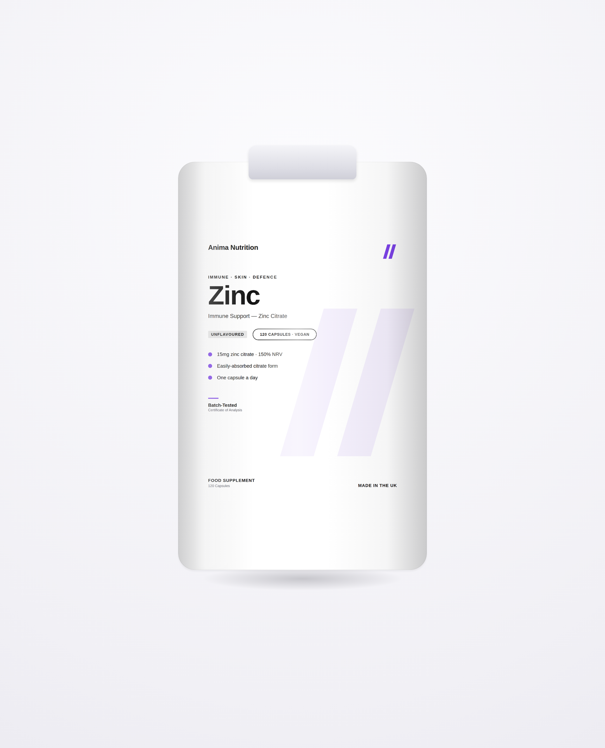 Zinc — Anima Nutrition pack