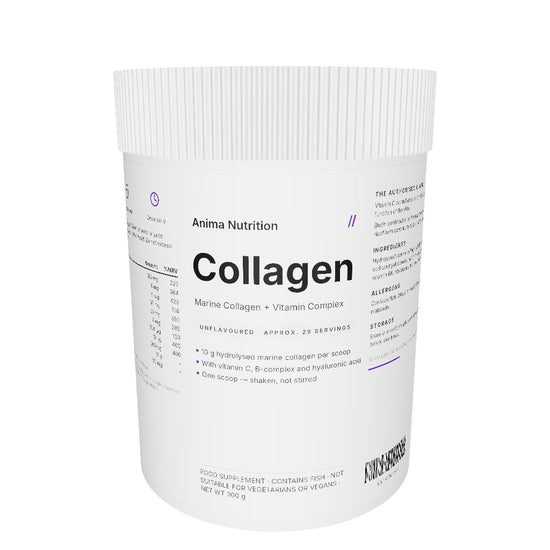Anima Collagen — Marine + Vitamin C Complex, 300 g jar, 3D model