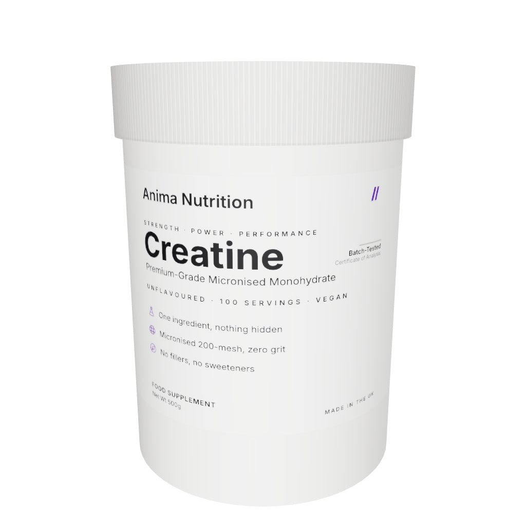 Anima Creatine 500 g tub — interactive 3D model