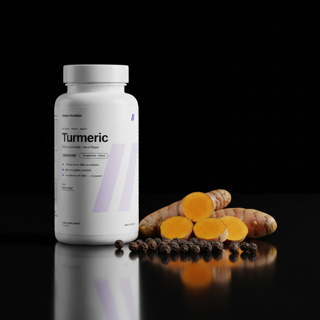 Turmeric — 95% Curcuminoids + Black Pepper