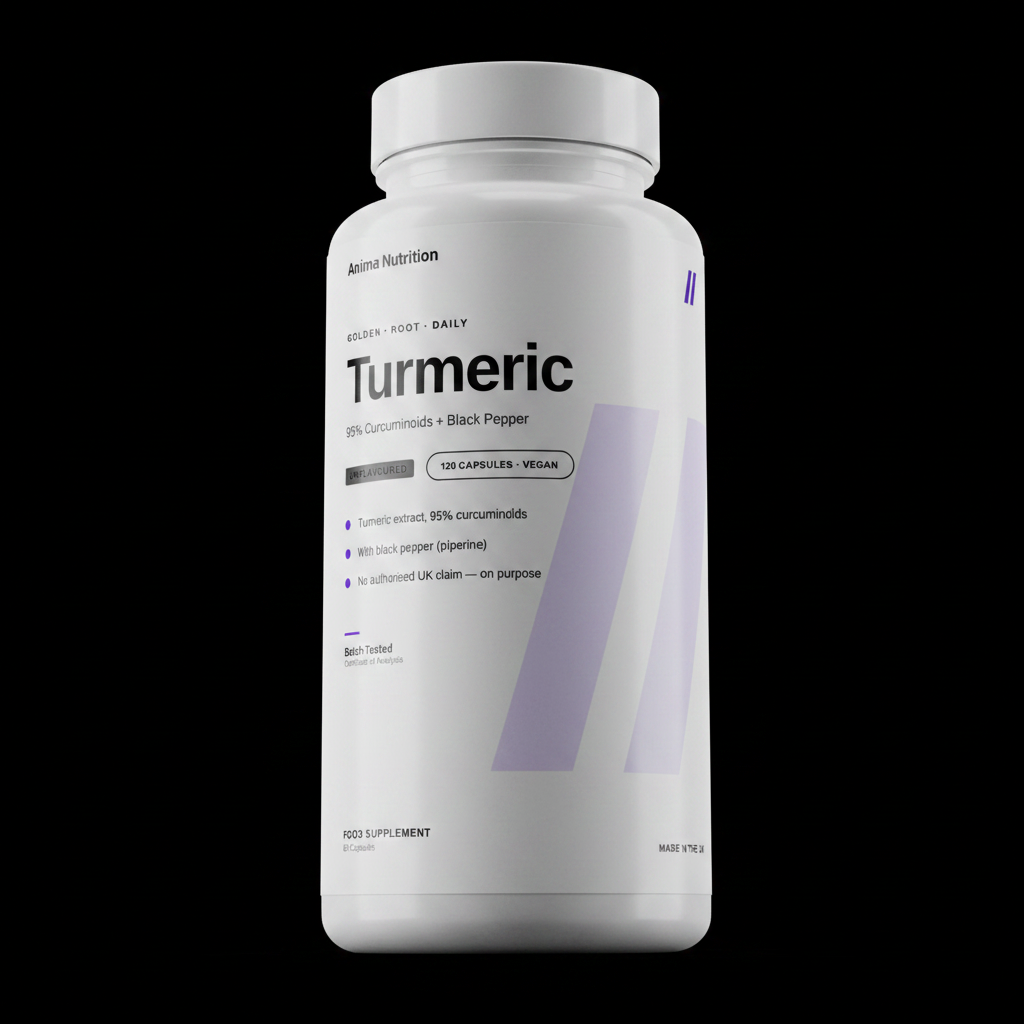 Turmeric — 95% Curcuminoids + Black Pepper