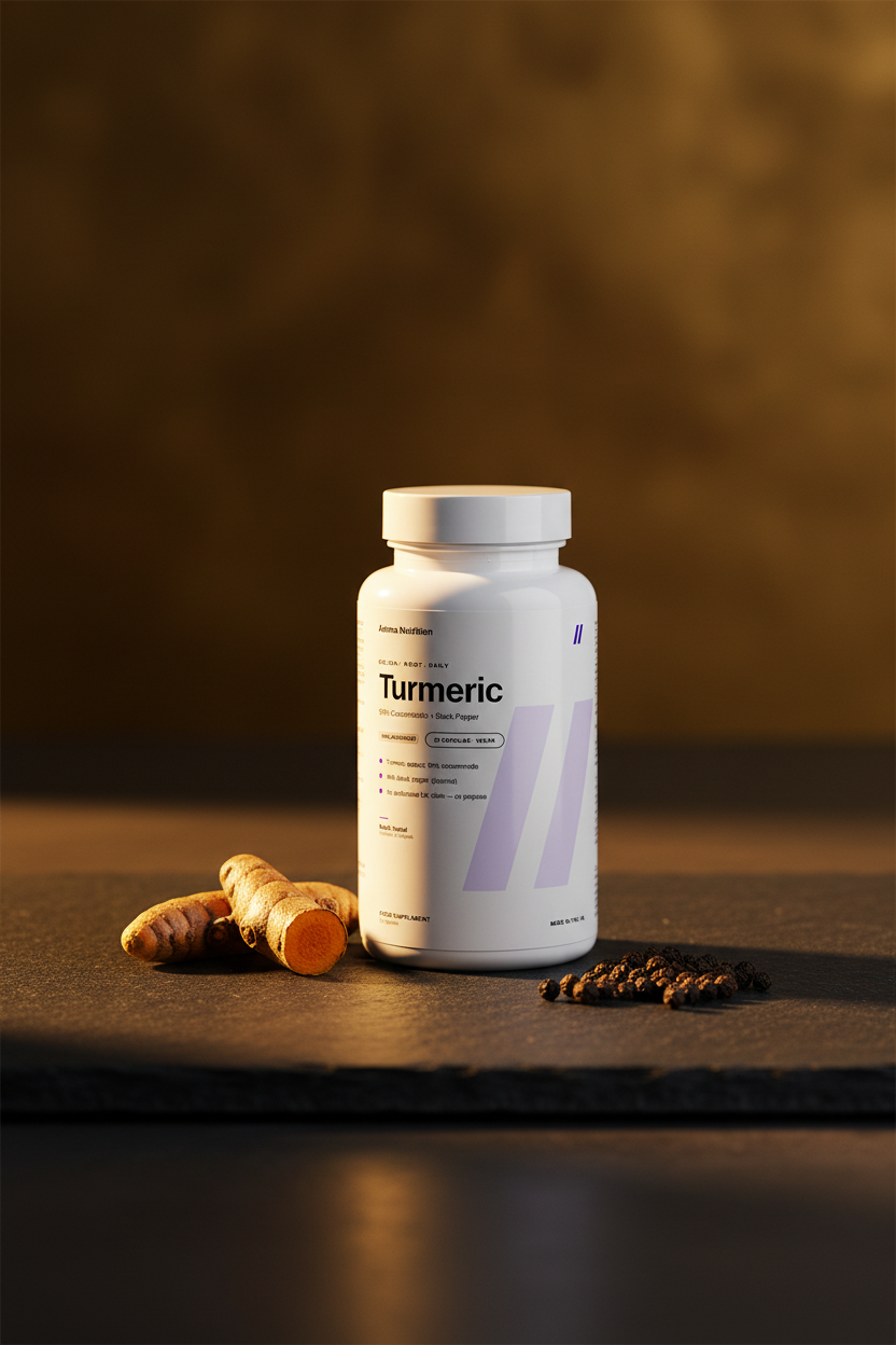 Turmeric — 95% Curcuminoids + Black Pepper